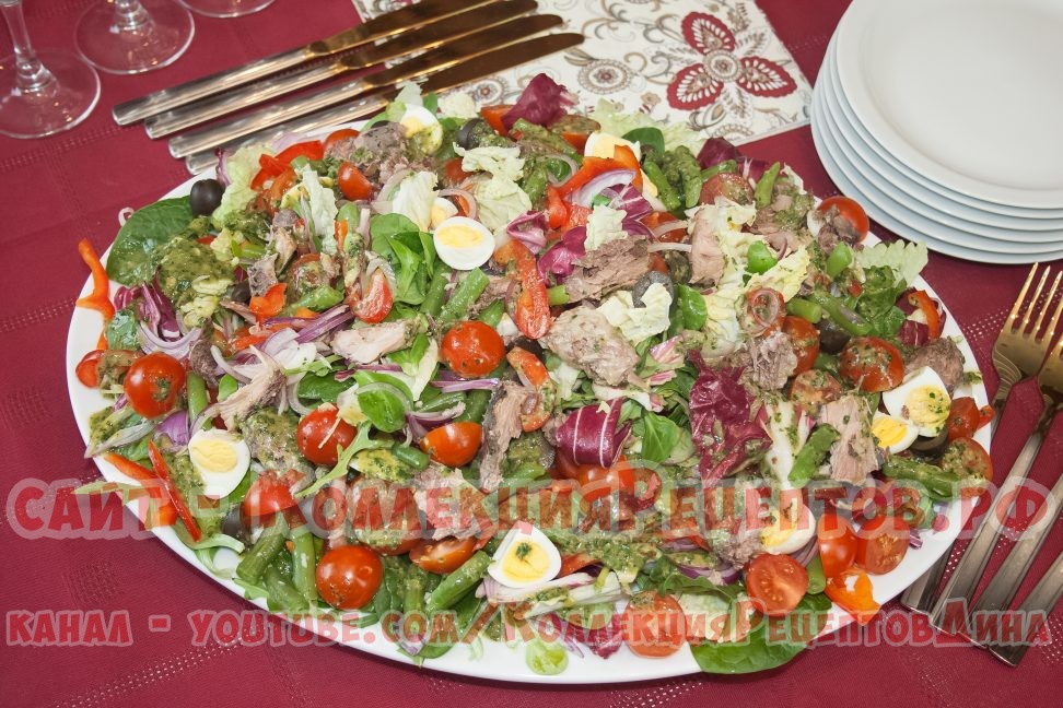 салат с тунцом и яйцом - Коллекция Рецептов