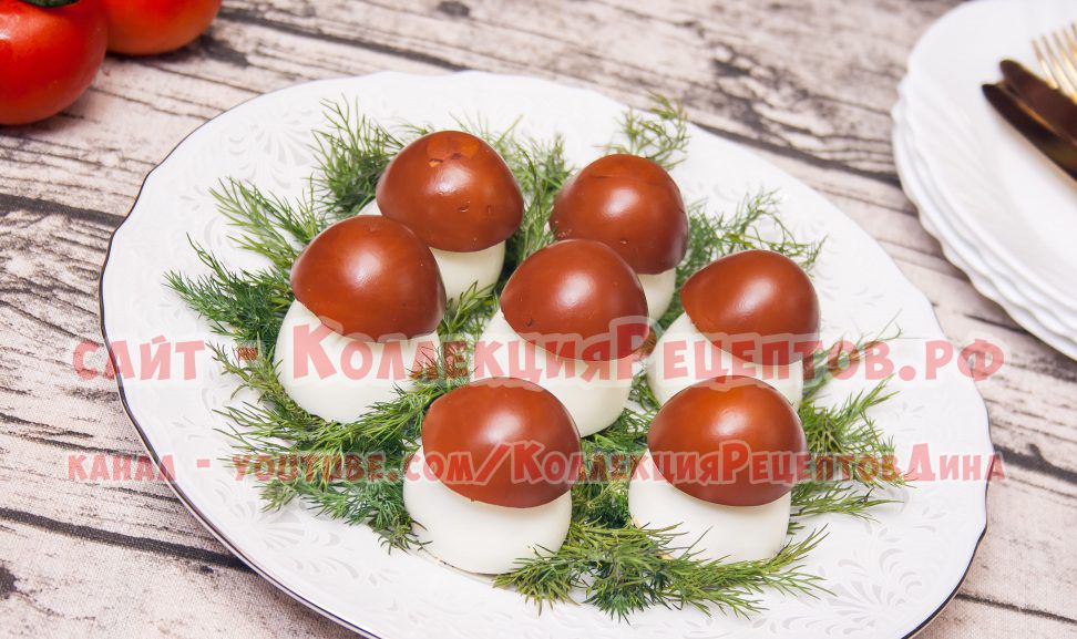 фаршированные яйца фото