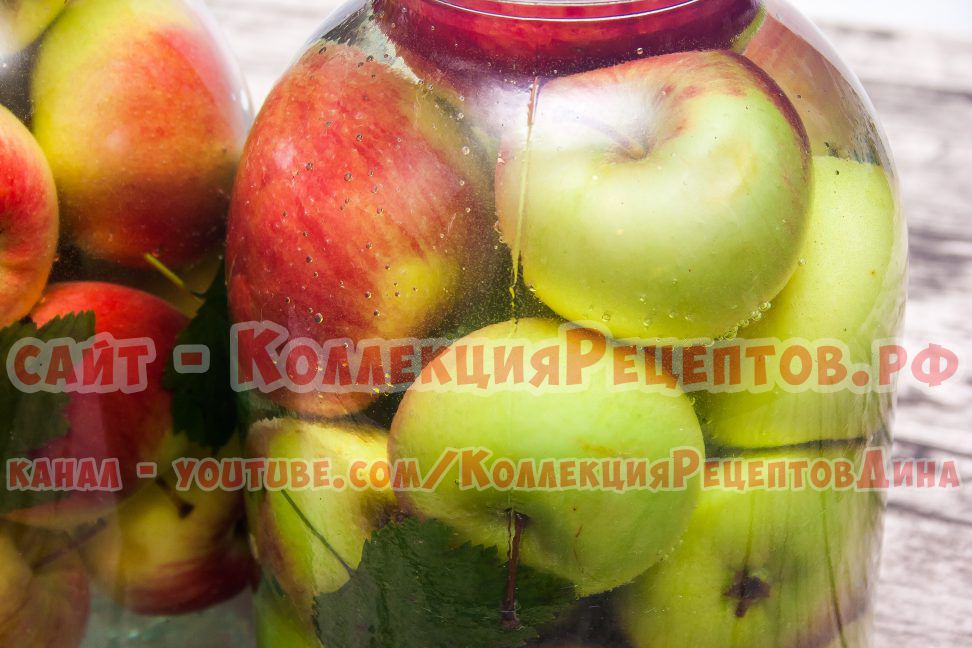 рецепт моченых яблок на зиму