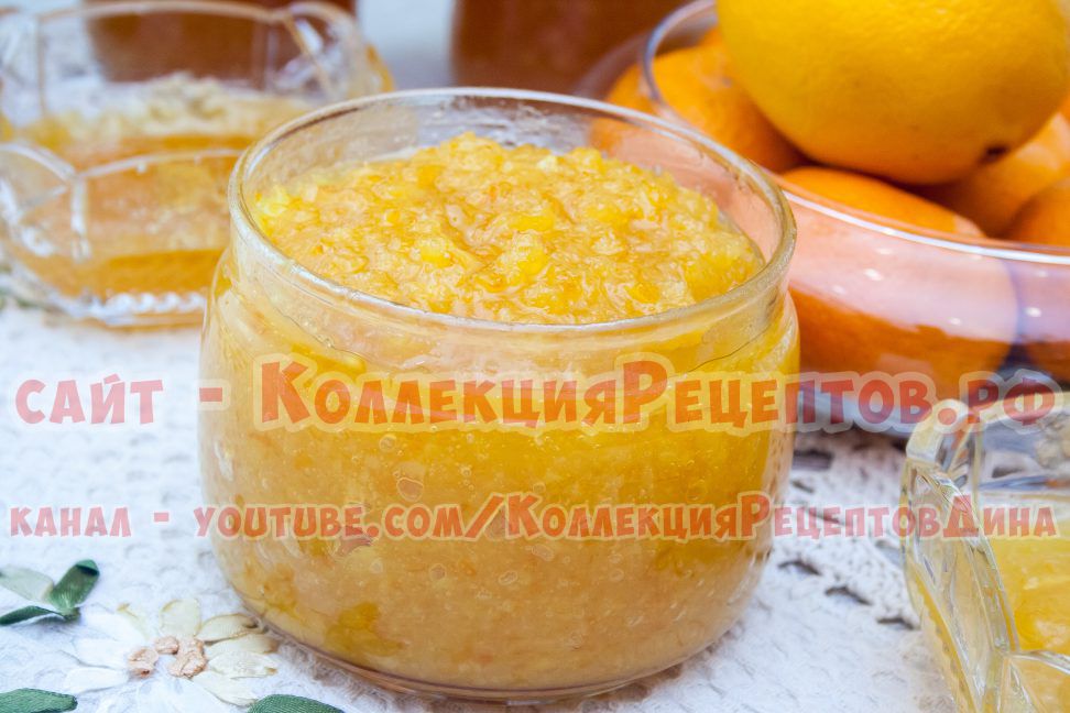 рецепт варенья из апельсинов и лимонов