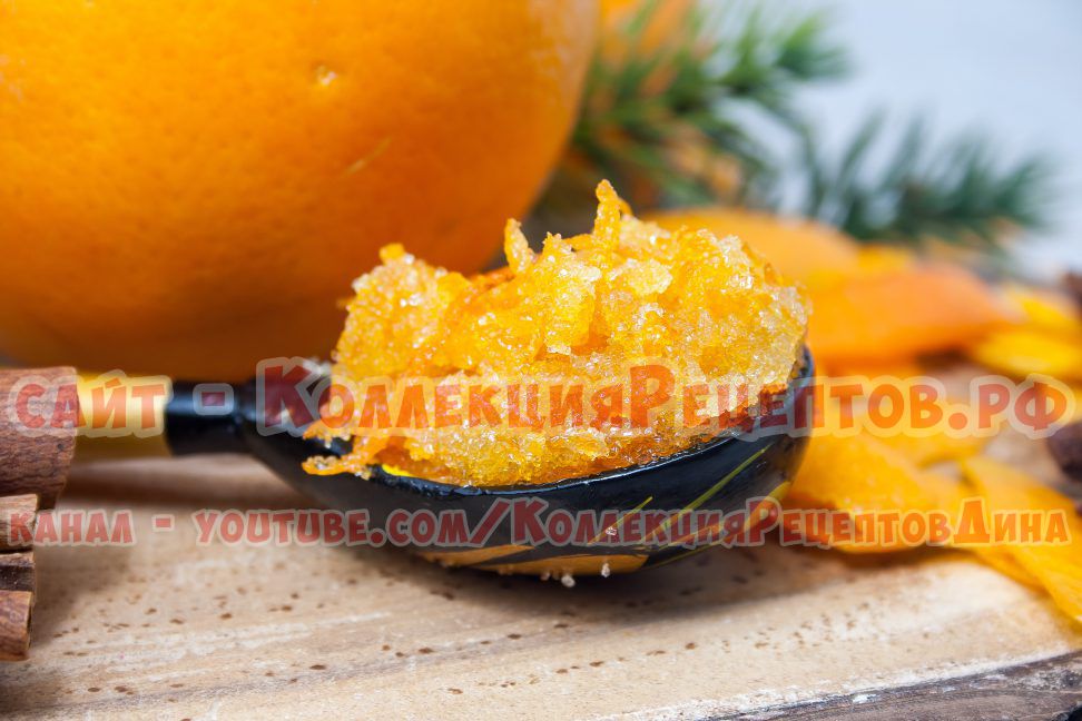 цедра апельсина в сахаре